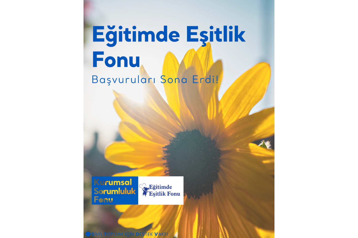 Eğitimde Eşitlik Fonu Başvuruları Sona Erdi